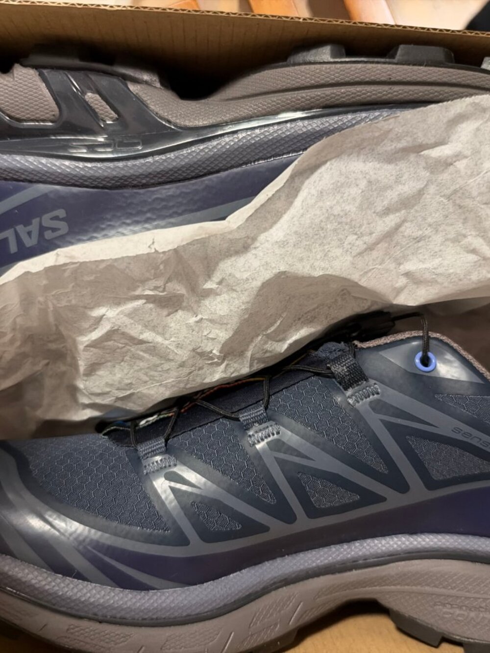 Salomon XT-6 GTX Blue Nights Astral Aura Plum Kitten Women's 6.5 NEW IN BOX